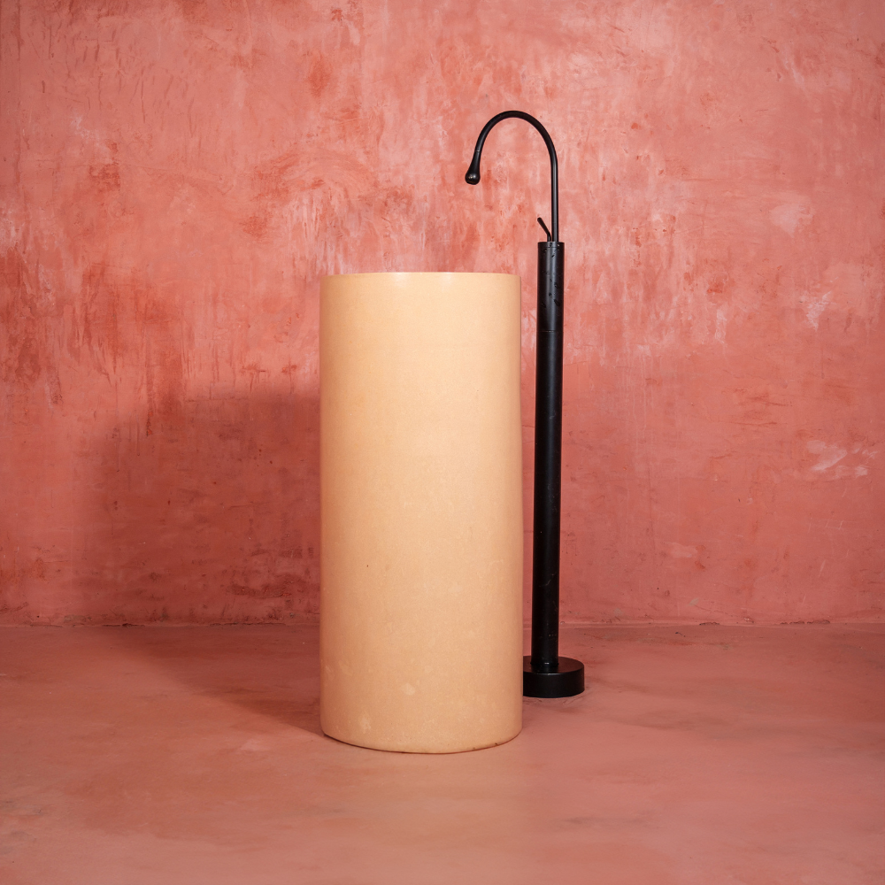 Tube Mini pedestal basin