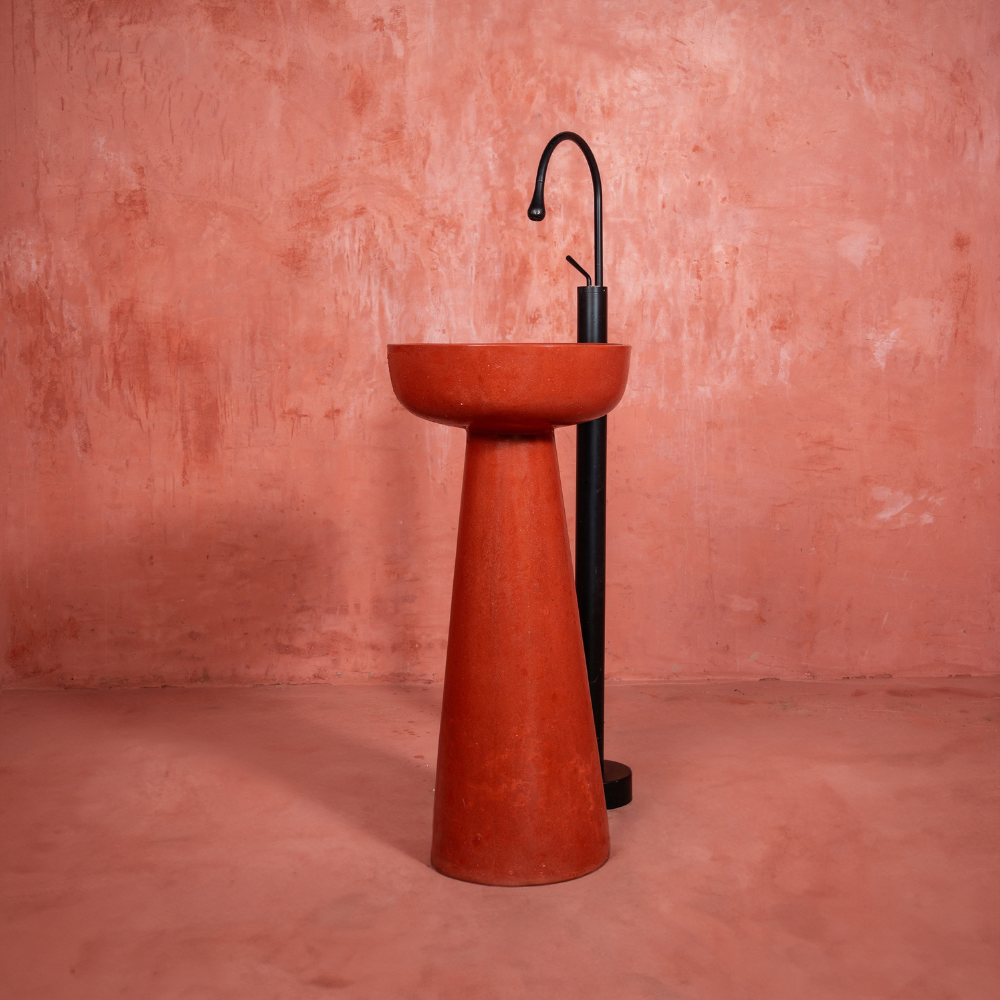 Red archive basin