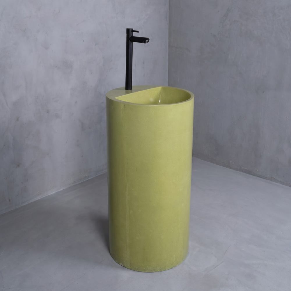 Tube II pedestal basin