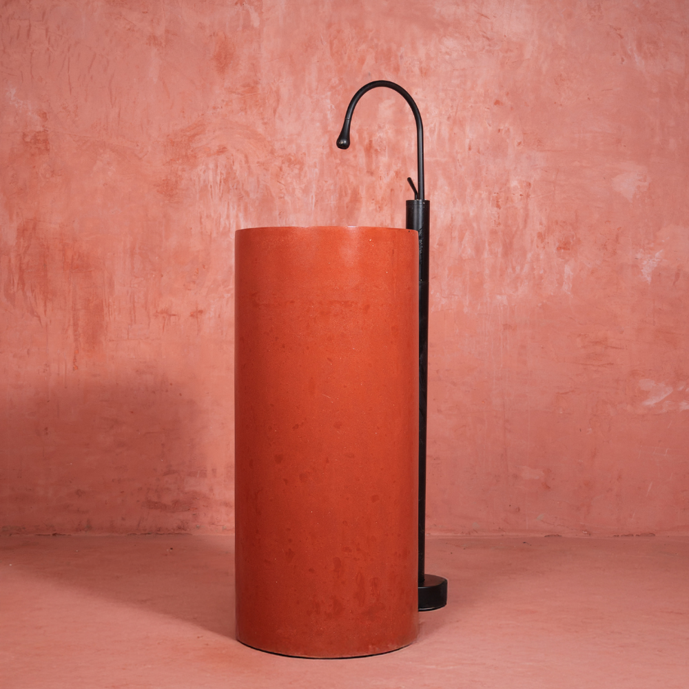 Tube Mini pedestal basin